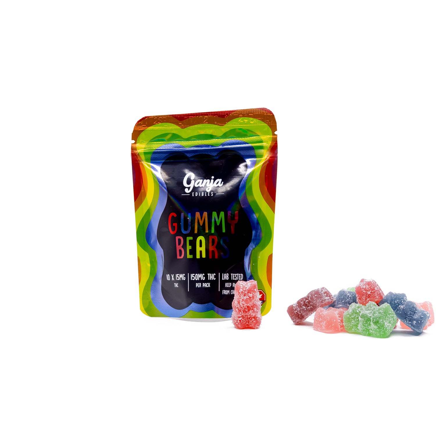 ganja edibles gummy bear sour