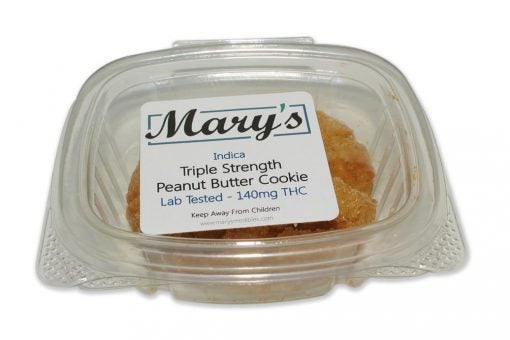 Mary's Edibles Peanut Butter Cookie Packaging